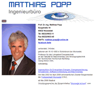 Tablet Screenshot of matthias-popp.poppware.de